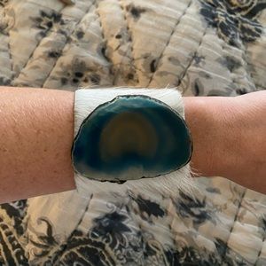 Cowhide bracelet